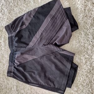 Adidas running short.